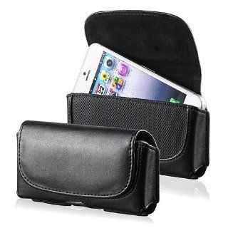eForCity Black Leather Case Compatible with Sony Ericsson Xperia Play R800i / Xperia Arc X12 Cell Phones & Accessories