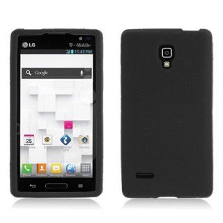 LG P769/ OPTIMUS L9 SKIN BLACK Cell Phones & Accessories