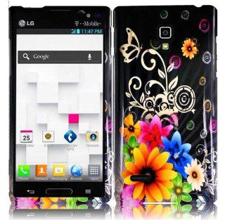 For LG Optimus L9 P769 P760 Hard Design Cover Case Chromatic Flower Accessory Cell Phones & Accessories