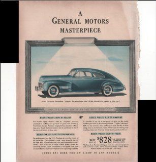 General Motors A Masterpiece The 1941 Pontiac Streamliner Torpedo Car Automobile 1940 Vintage Antique Advertisement  Prints  