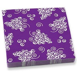 Swirl Design Grape Cluster Cocktail Party Napkins, Pack of 20 Kitchen & Dining