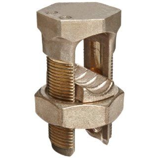 Morris Products 90334 Split Bolt Connector, Used With Copper Conductors, 750 AWG, 750   750 Max Run To Max Tap, 750   4/0 Min Run To Min Tap, 750   4/0 Max Run To Min Tap, 750   750 Min Equal Tap and Run, 1000inlb Toque