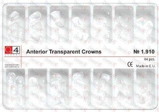 Anterior Transparent Crowns for Composite Restorations   Universal Kit, 64 pcs  Emergency Dental Care Products  Beauty