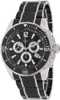 GUESS Gc Swiss Chronograph Sport Class XXL Black Ceramic Mens Watch G76002G2 at  Men's Watch store.