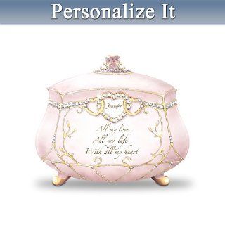 All My Love Personalized Music Box for Daughters or Granddaughters   Jewelry Music Boxes