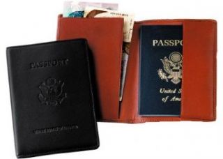 Royce Leather Debossed Passport Jacket BLUE OS Clothing