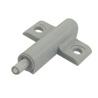 Gray Plastic Single Touch Press Glass Door Catch Latch   Cabinet And Furniture Latches  