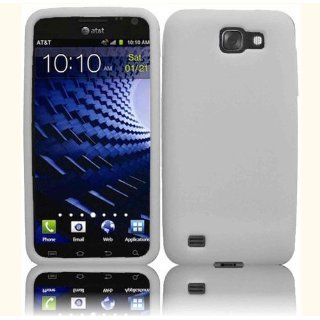 White Silicone Jelly Skin Case Cover for Samsung Galaxy S II HD LTE Samsung i757M Cell Phones & Accessories