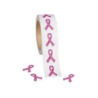 500 PINK RIBBON Stickers BREAST CANCER AWARENESS/Great for Invitations Badges Thank you Cards/DECOR  