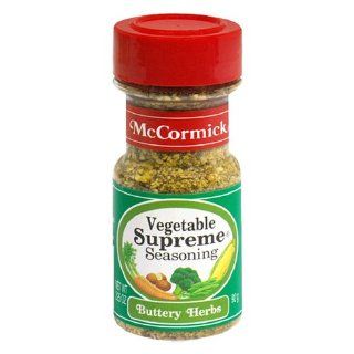 McCormick Vegetable Supreme Seasoning, 3.25 Ounce (Pack of 6)  Mixed Spices And Seasonings  Grocery & Gourmet Food