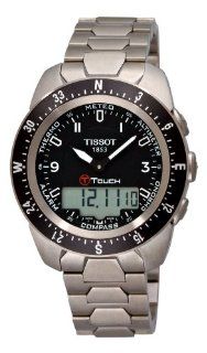 Tissot Men's T0134204405700 T Touch Expert Pilot Black Touch Analog Digital Dial Watch Tissot Watches