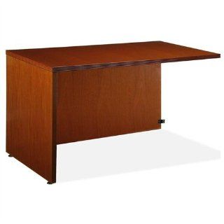 Lorell Reversible Return, 48 by 24 by 29 Inch, Cherry   Office Desks