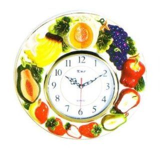 MIXED FRUIT 3 Dimensional Wall Clock BRAND NEW  