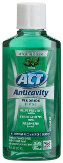ACT Anticavity Rinse,Trial Size, Mint, 1 Ounce Bottle (Pack of 48) Health & Personal Care
