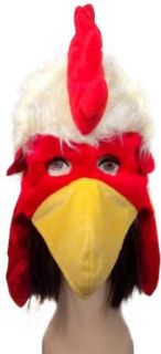 Jacobson Hat Company Adult Velvet Chicken Hat Costume Masks Clothing