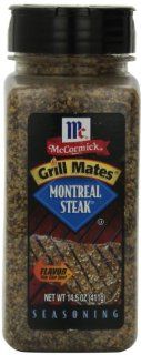 McCormick Grill Mates Montreal Steak Season, 14.5 Ounce Unit  Meat Seasonings  Grocery & Gourmet Food
