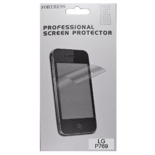 Fortress Brand LG Optimus L9 P769 LGL9 for Premium Crystal Clear LCD Screen Protector Kit, Exact Fit, No Resizing Needed. With One Year Replacement Warranty Cell Phones & Accessories