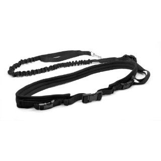 Spindrift 792 Daisy Runner System Jogging Belt and Dog Leash  Large (35"   40"), Black  Pet Leash Collar And Harness Supplies 