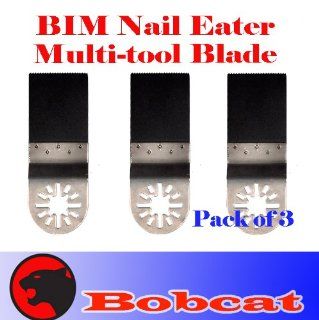Pack of 3 Nail Eater Oscillating Multi Tool Saw Blades for Fein Multimaster Bosch Multi x Craftsman Nextec Dremel Multi max Ridgid Dremel Chicago   Multitool Accessories  