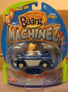 Mighty Beanz Machinez Set Special Edition Cruizer Bean #350 & Blue Car Toys & Games