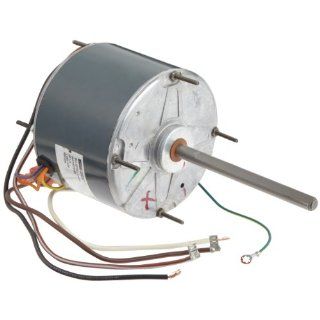 Fasco D793 5.6" Frame Totally Enclosed Permanent Split Capacitor Condenser Fan Motor with Ball Bearing, 1/6HP, 825rpm, 208 230V, 60Hz, 1 amps Electronic Component Motors