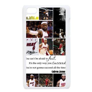 New Personalized NBA Superstar MVP Miami Heat LeBron James Ipod Touch 4 Faceplate Hard Protector Case Fits Sprint   Players & Accessories