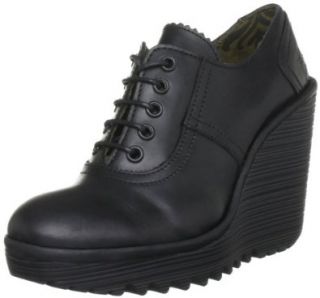 FLY London Women's Chap Flat, Dark Brown Rug, 41 EU/10 M US Flats Shoes Shoes