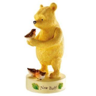 Classic Pooh Classic Winnie The Pooh   Pooh With Robins   New Baby Figurine   Collectible Figurines