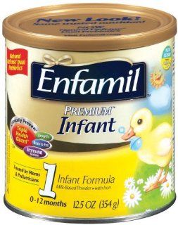 Enfamil Premium Powder Formula for Infants, 12.5 ounce Cans (Case of 5) (12.5 oz) Health & Personal Care