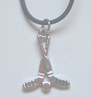 Silver Hockey Cord Necklace (Brand New) Jewelry