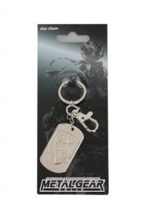 Metal Gear Solid Foxhound Dog Tag Key Chain Movie And Tv Fan Apparel Accessories Clothing