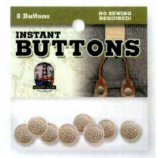Suspender Factory No Sew Instant Buttons   1/2" (8/Pack) Clothing