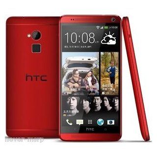 HTC One Max 803s Red (Factory Unlocked) 5.9" Full Hd , Fingerprint Scanner Cell Phones & Accessories