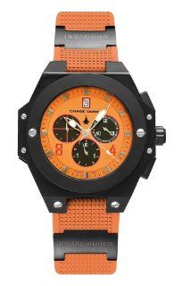 Chase Durer Men's 779.4BOB Conquest Sport Chronograph Stainless Steel and Orange Rubber Watch Chase Durer Watches
