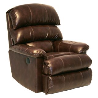 Catnapper Templeton Leather Power Wall Hugger Recliner   Recliners