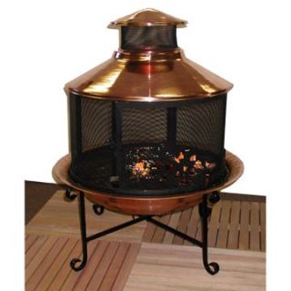 Unique Arts Durango Chiminea with Screen   Fireplaces & Chimineas