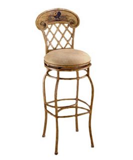 Hillsdale Rooster 31.5 in. Swivel Bar Stool   Country Beige   Bar Stools