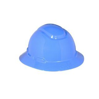 3M Full Brim Hard Hat H 803R, 4 Point Ratchet Suspension, Blue Hardhats