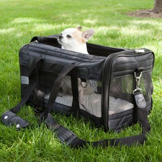 Sherpa Original Deluxe Black Pet Carrier Airline Approved   Dog Carriers