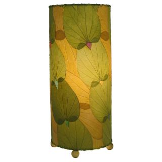 Butterfly Leaf Round Cylinder Lamp   Table Lamps