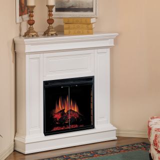 Classic Flame Corner Phoenix Electric Fireplace   White