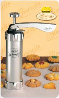 Harold Import 8307 Deluxe Biscuit Maker   Stainless Steel Cookie Presses Kitchen & Dining
