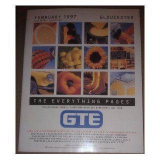 GTE Telephone Directory, Phone Book for Area Code 804, GLOUCESTER, Mathews, Tappahanock, Urbanna, Warsaw, Mechanicsville Virginia (February, 1999) GTE Books