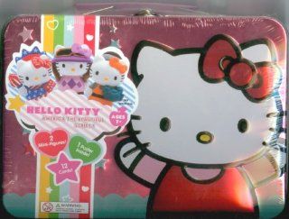 Hello Kitty America the Beautiful Series 1 Tin w/ Mini Figures and Trading Cards Toys & Games