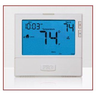 PRO1 IAQ T805 7 Day or 5/1/1 Progammable Electronic Thermostat with 8 Square Inch Display   Programmable Household Thermostats  