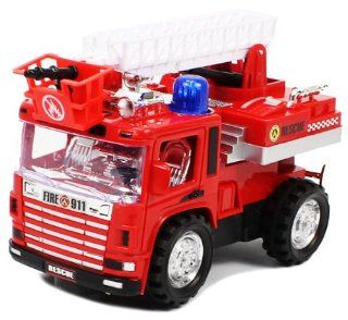 Bump & Go Rescue FIRETRUCK with Lights, Sounds and Extending Ladder Toys & Games