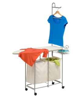 Honey Can Do Foldable Ironing Laundry Center and Valet   Ironing Centers