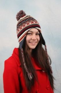 Women's Knit Peruvian Trapper Knit Winter Ear Flap Hat 806HT