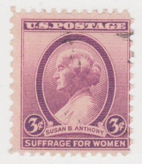 1936 "Suffrage for Women"/"TIPEX" U.S. 3 Cent "Susan B. Anthony" Stamp (#784) 