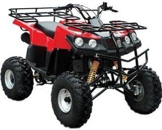 Full Size Utility Style 4 Headlights ATV (Quad) # ATA 150B   Red Sports & Outdoors